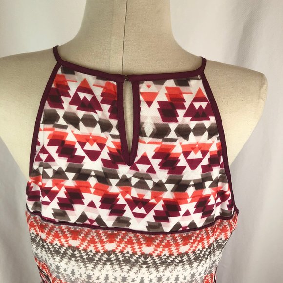 Parker Aztec Print Pleated Dress - Picture 4 of 12